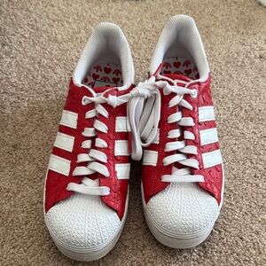 Adidas heart sneakers